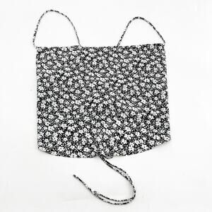 Urban Outfitters Floral Print Open Back Tank M